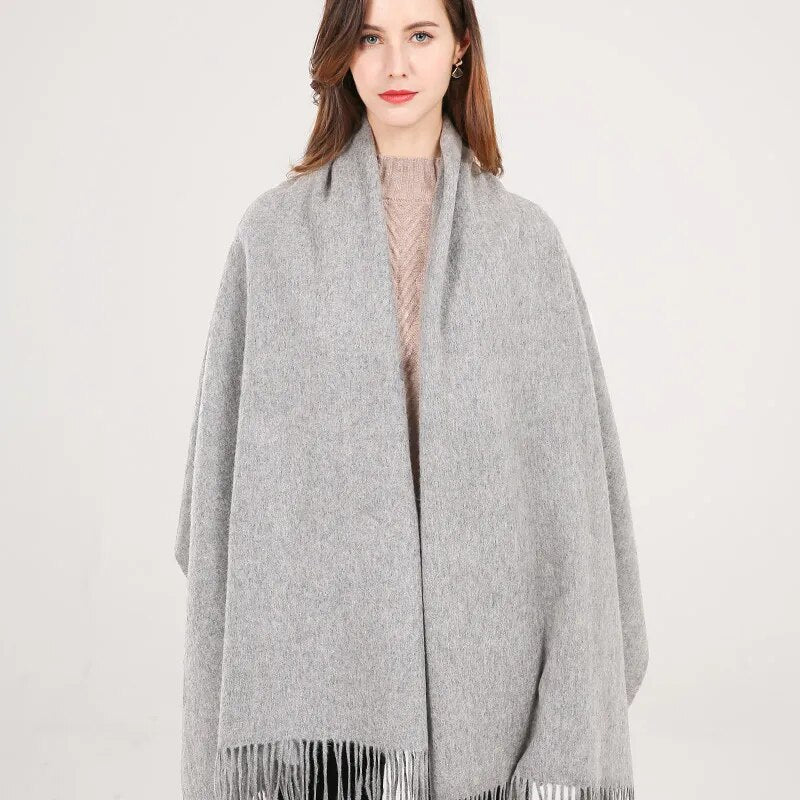 Marianne 100% Real Wool Shawl Scarf