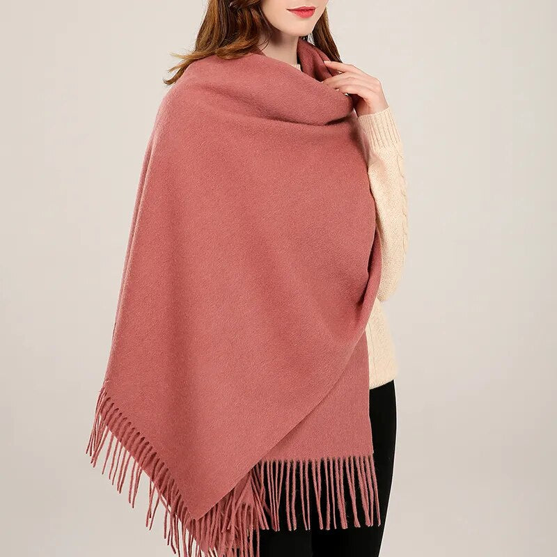 Marianne 100% Real Wool Shawl Scarf
